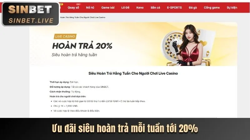 Hoàn trả hàng tuần aa88 code